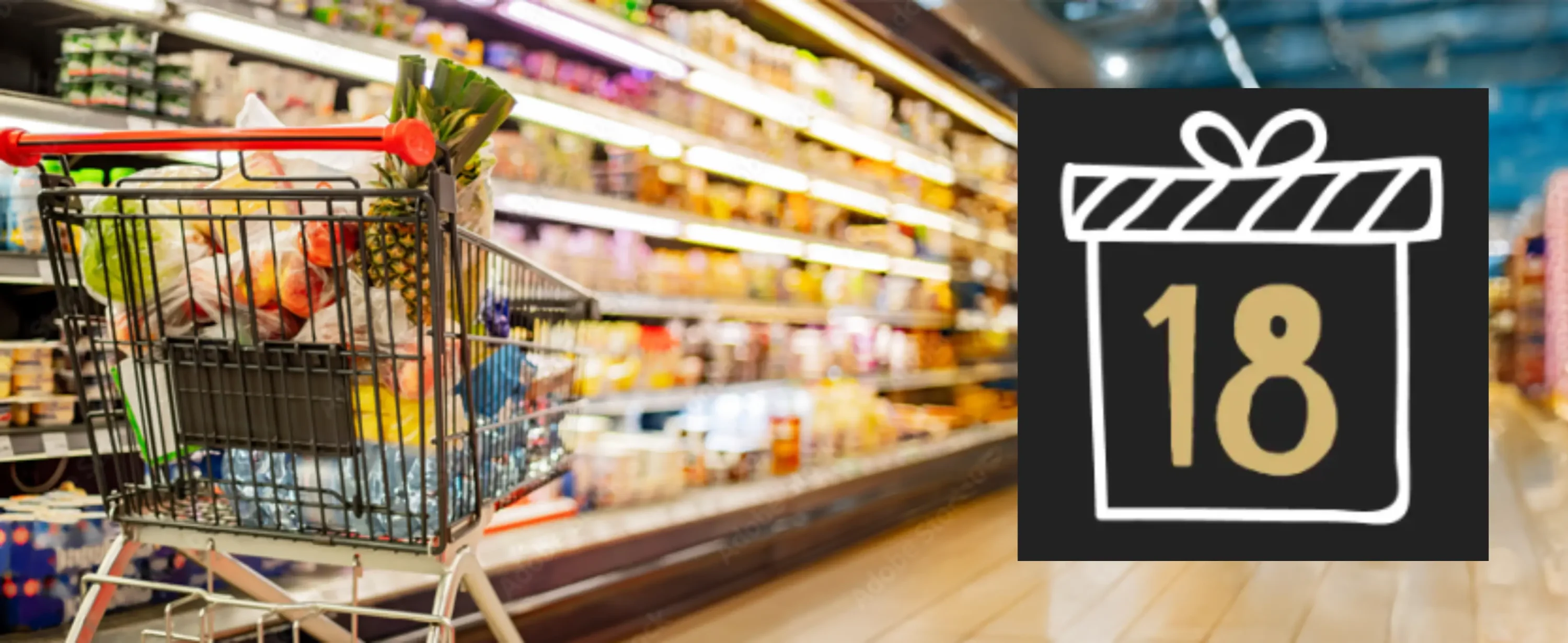 Supermarket voucher of your choice worth £2,500 graphic