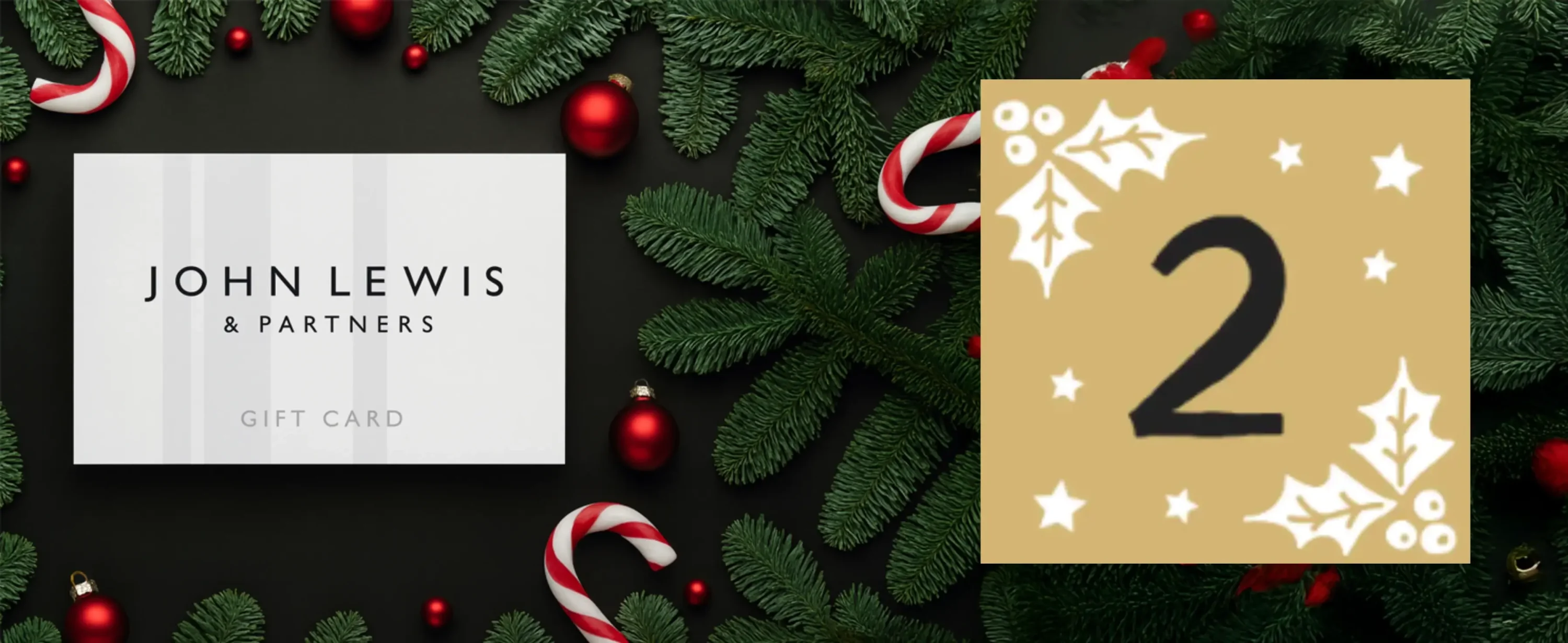 John Lewis voucher worth £2,500 graphic